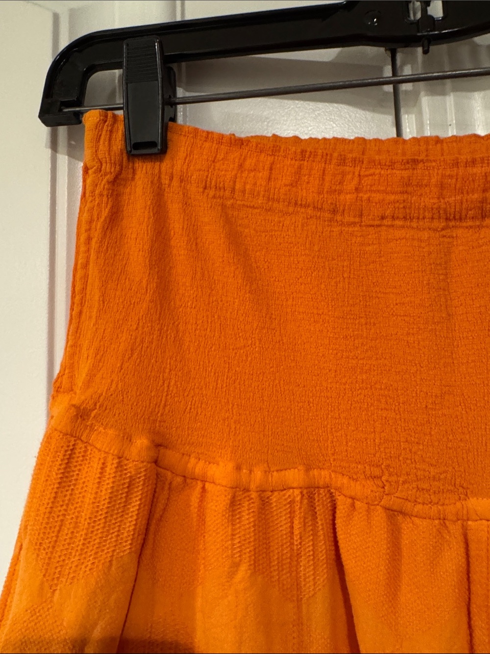 Women's Orange Wide-Leg Skirt - Picture 2 of 6